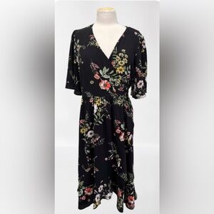 NWOT Size Large Kaari Blue Wrap Dress